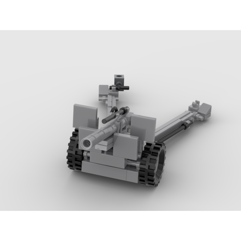 Đồ chơi lắp ráp Moc Army Pháo Howitzer 105mm WW2