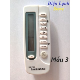 Remote máy lạnh Samsung các loại. (Tặng kèm cặp pin).