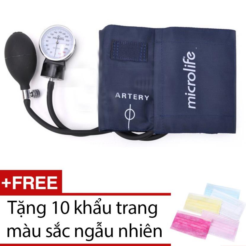 Máy đo huyết áp cơ Microlife AG120 + Tặng 10 khẩu trang màu sắc ngẫu nhiên