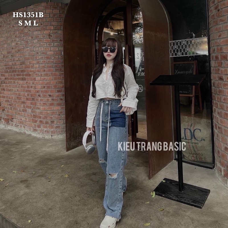 HOT VỀ HÀNG 🎀QUẦN JEAN SUÔNG CT RÁCH GỐI KÈM HÀNG VNXK.