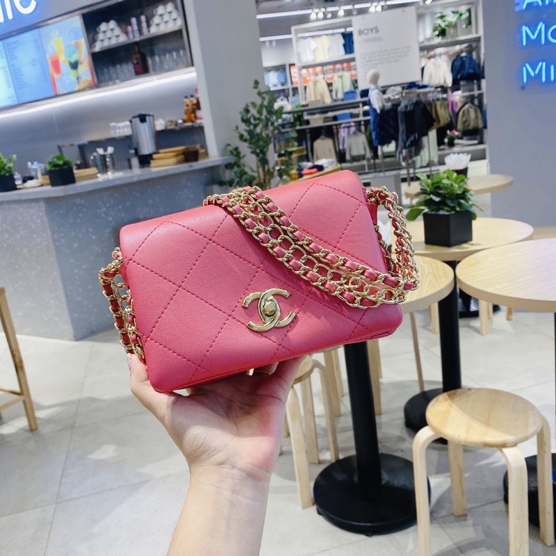 Túi Chanh Leo Dáng Vuông Super Chất Da Mềm