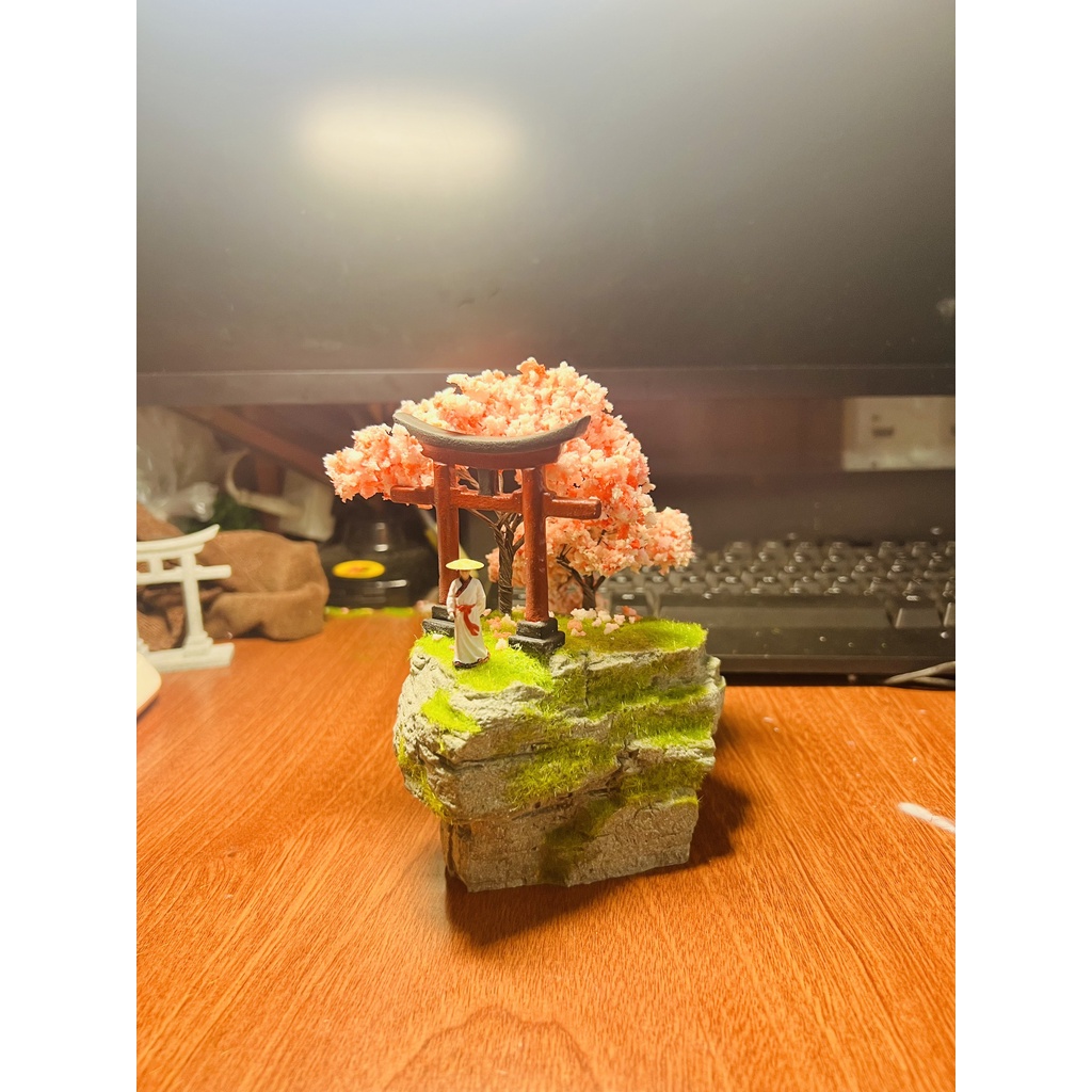 Mô hình tiểu cảnh nhân vật kiếm hiệp siêu mini