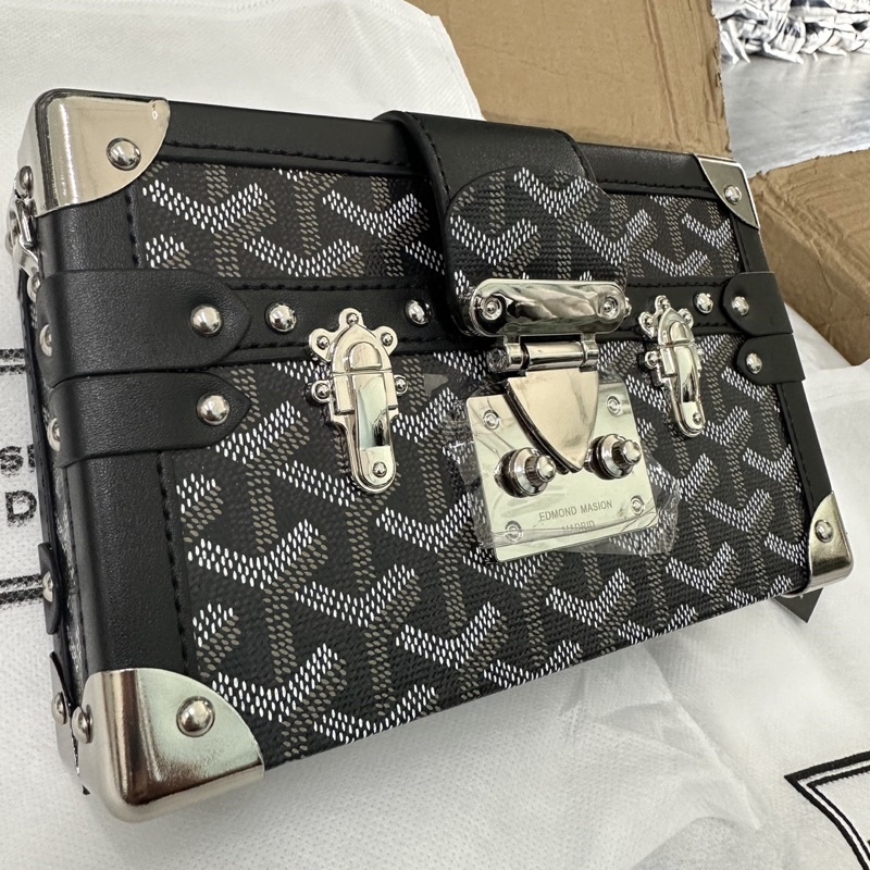 Túi Hộp Trunk Edmond Masion Madrid SS23 Khắc Logo Chính Hãng