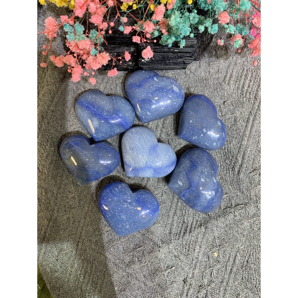Trái tim đá Blue Aventurine | CADA DECOR