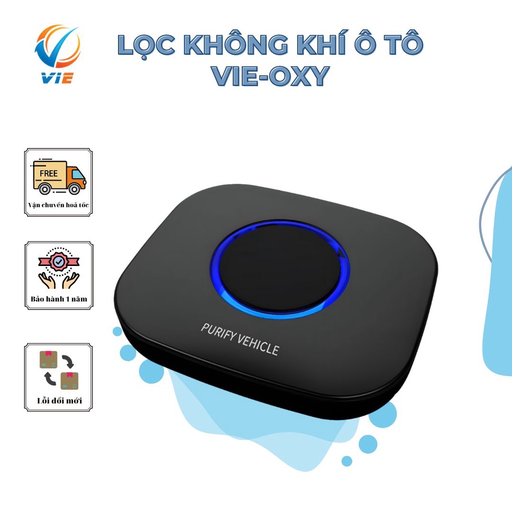 Máy lọc không khí khử mùi Ôtô Vie-OXY ( tiêu chuẩn châu âu ROHS )