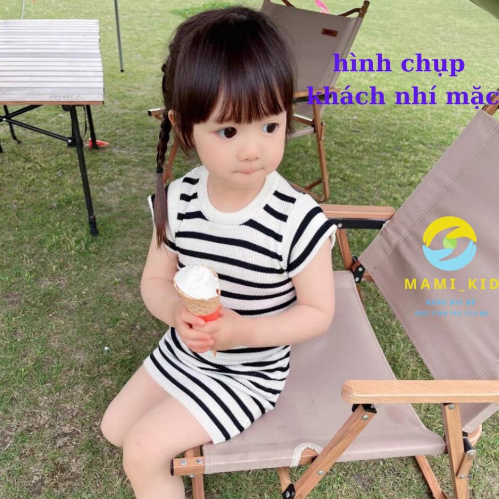 Váy Cho Bé Gái 1-12 tuổi, Váy Body kẻ  thun tăm KẺ body LÊN DÁNG siêu đẹp, chất mềm co giãn tốt LOLITA