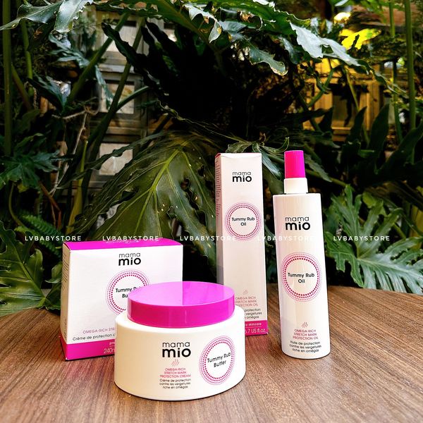Mamamio - Bộ sản phẩm tăng đàn hồi, chống rạn da cho mẹ bầu