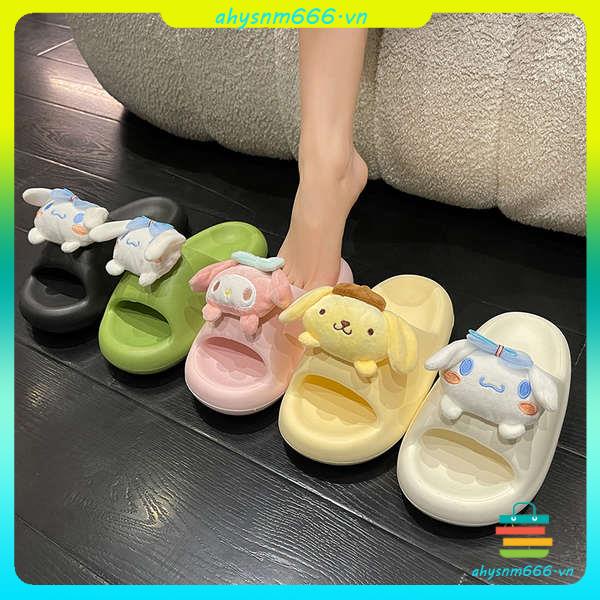 Dễ thương hoạt hình thời trang dép nữ giản dị