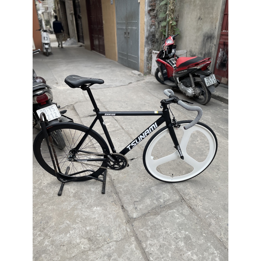 Xe đạp fixed gear Tsunami SNM100 kiểu Jayjo mới 100%