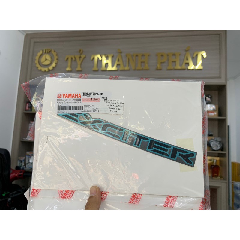 Tem sườn Ex 150 Led 20 Xám Xanh Limited