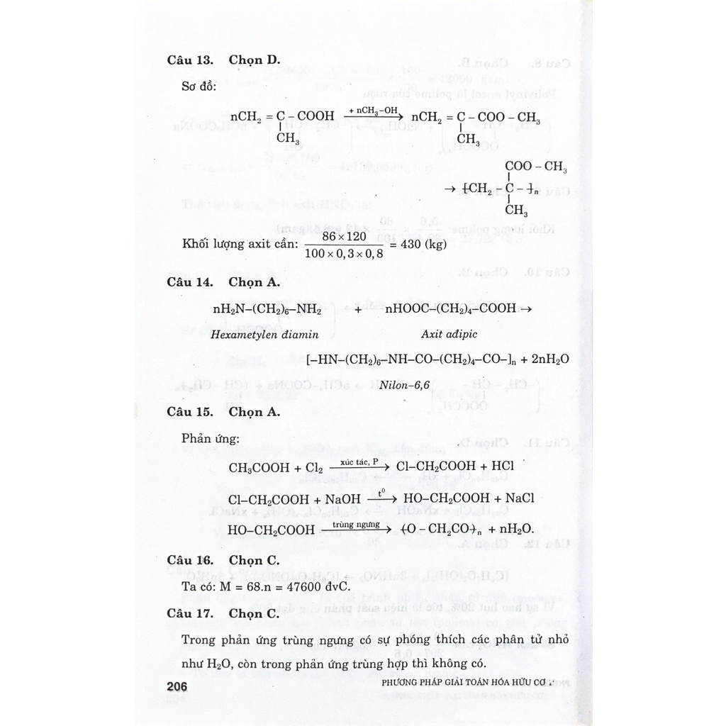 Sách - Phương pháp giải toán hoá học hữu cơ - Huỳnh Văn Út