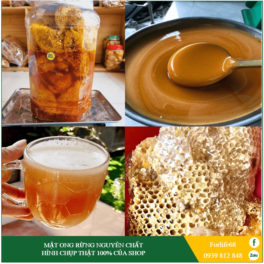 - Mật ong rừng nguyên chất, bao thử mọi hình thức, không đúng hoàn tiền gấp đôi