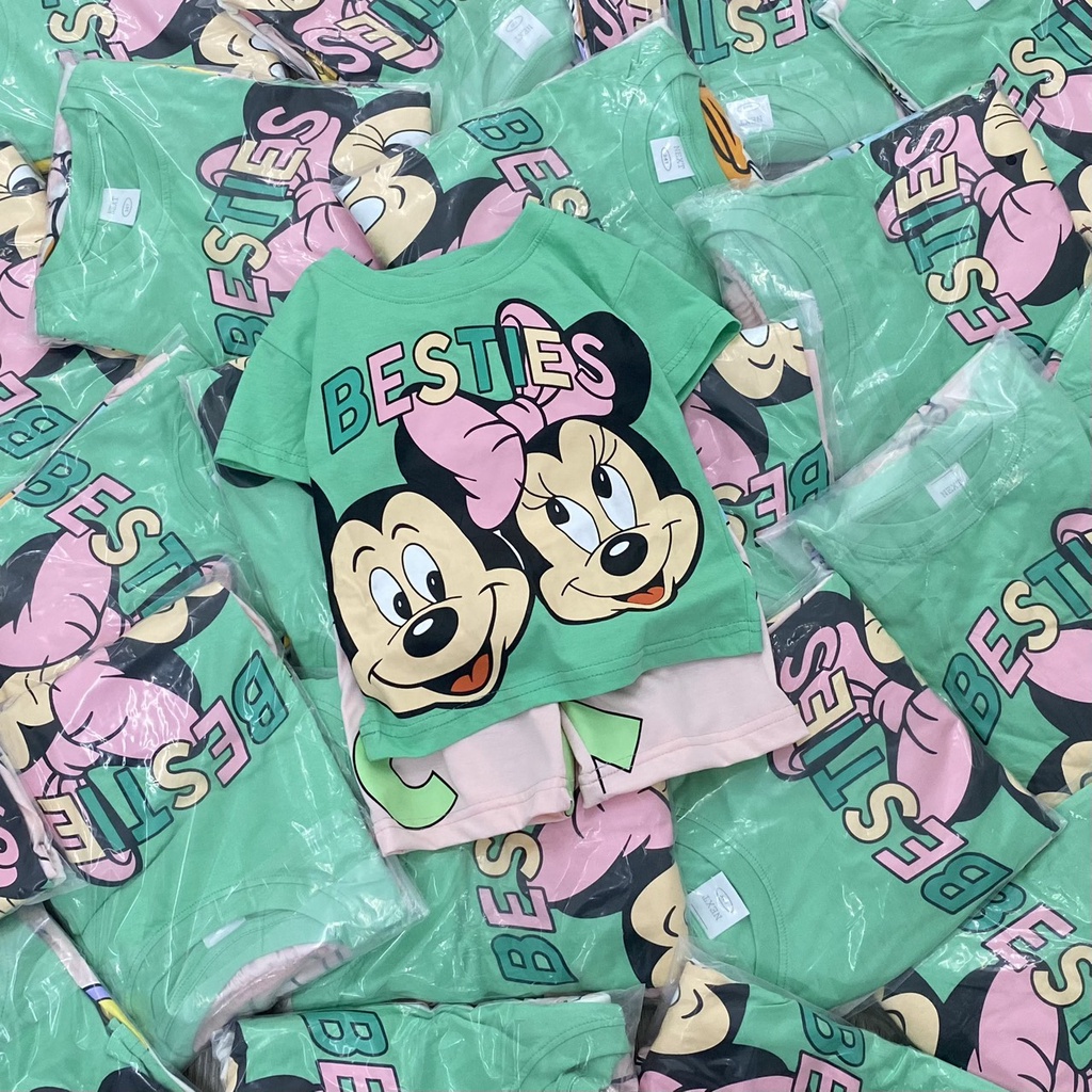 Set bộ Minnie tqxk cho bé gái siêu đẹp