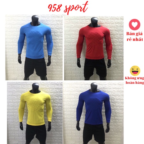 Bộ quần áo thể thao thủ môn, bộ quần áo đá banh thủ môn, bộ quần áo thủ môn có đệm quần, tay và đệm ngực cao cấp