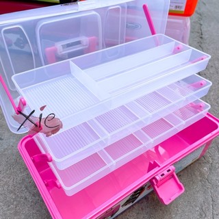 Cốp nhựa 3 tầng đựng đồ nail tiện lợi – cốp đựng đồ nail giá rẻ 🌈