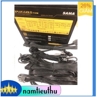 Nguồn máy tính Sama 700w 80 Plus Bronze đen mới 98%