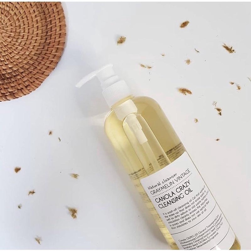 Dầu Tẩy Trang Hoa Cải Graymelin Vintage Canola Crazy Cleansing Oil