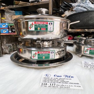 Bếp cồn - nồi lẩu - mâm Inox