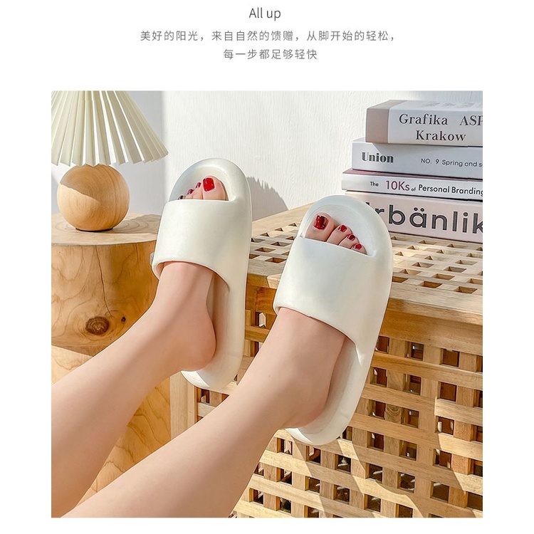 Dép Đi Trong Nhà Đế Dày Chống Trượt Thời Trang Mùa Hè Cho Cặp Đôi