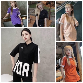 (HÀNG XUẤT) Áo das Nhiều Màu 3 sọc logo giữa mẫu mới 502 3-Stripes Tee in Blue Ocean Made in Cambodia full tag code
