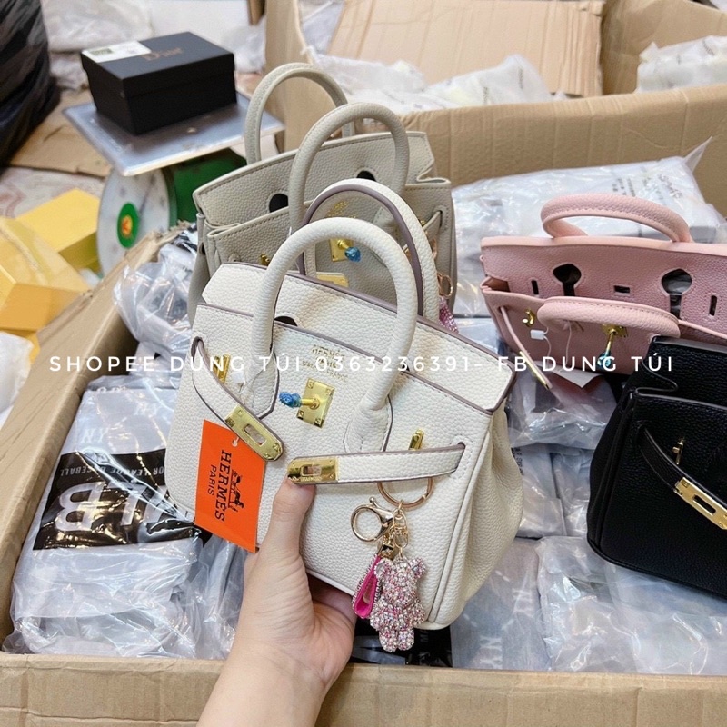 Túi xách nữ, bikin da trơn chuẩn Sup size 20