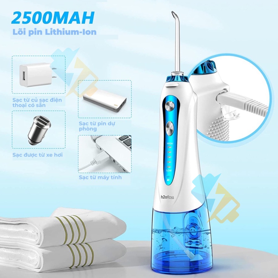 Máy tăm nước H2ofloss HF9P + sửa chữa máy tăm nước