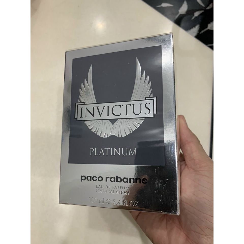 Nươc Hoa Nam : Paco Rabanne Invictus Platinum EDP [New Arrival 2022] 100ml Full seal