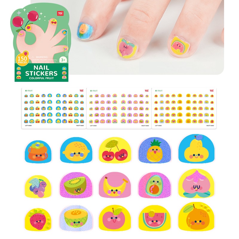 Đồ Chơi Dán Móng Tay 150PCS - TOI Nail Stickers