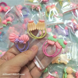 Set 2 cột tóc đính charm đáng yêu cho bé