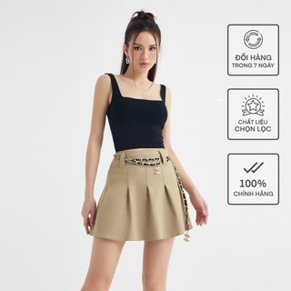 Áo Ba Lỗ Cổ Vuông Croptop Nữ Busy 2 Lớp Rayon Co Giãn Ôm Sát BL13C