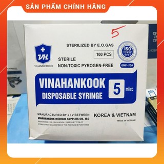 Kim tiêm sử dụng 1 lần Vinahankook 5ml/cc