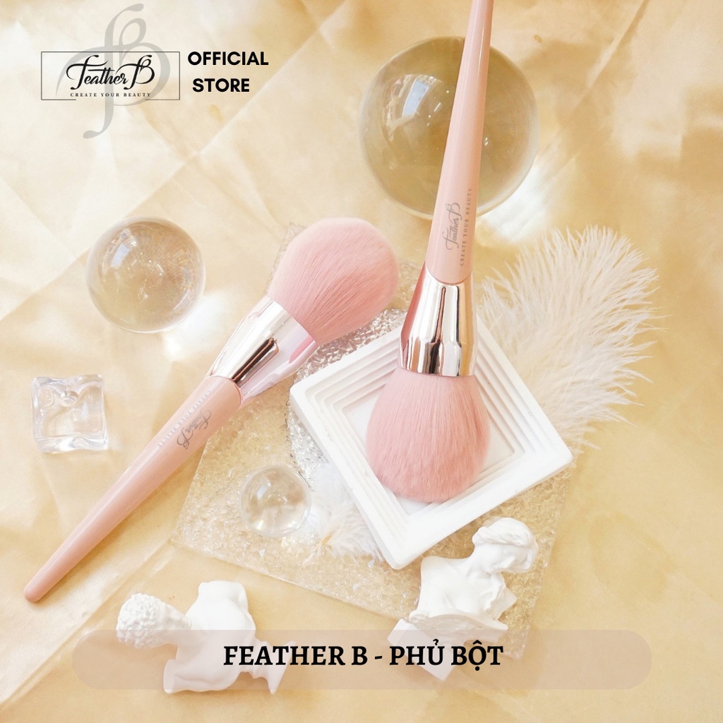Cọ Phủ Phấn Nén Feather B
