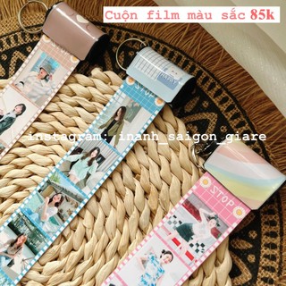 Móc Khóa 📸 Cuộn Film phim HÀNG HOT QUÀ TẶNG Ý NGHĨA có 7 ảnh chất lụa mực tốt thiết kế riêng