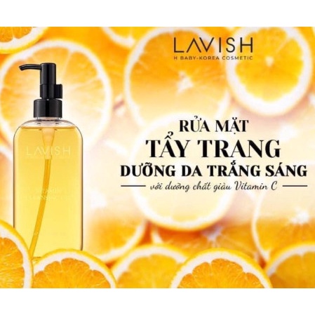 Combo Làm sạch da : Sữa rửa mặt Vitamin C và Tẩy Da Chết Lavish