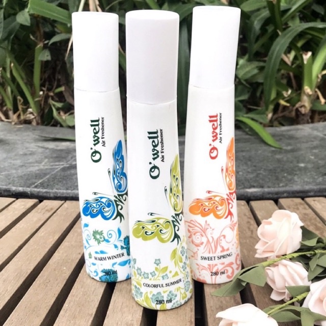Nước hoa xịt phòng Owell 4 mùa khử mùi lưu hương 280ml tn