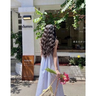 ĐẦM MAXI SỌC CỔ YẾM (KÈM VIDEO HÌNH THẬT)