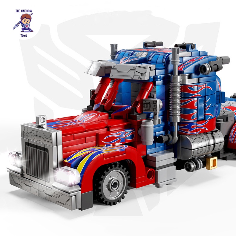 Đồ Chơi Lắp Ráp Mô Hình Người Máy Biến Hình Optimus Prime / Bumblebee Transformers Siêu Xe Robot Đại Chiến Xe Tải