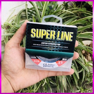 Dây dù câu cá PE x9 Super line 100m siêu bền, tải tốt phukiencaulure25 dây dù pe câu lure