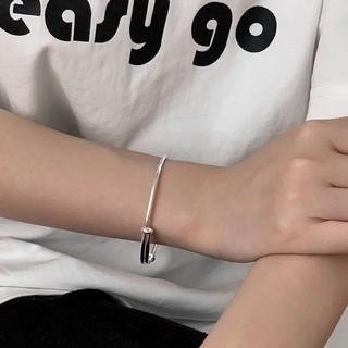 Vòng tay mạ bạc kiểu dáng basic L01