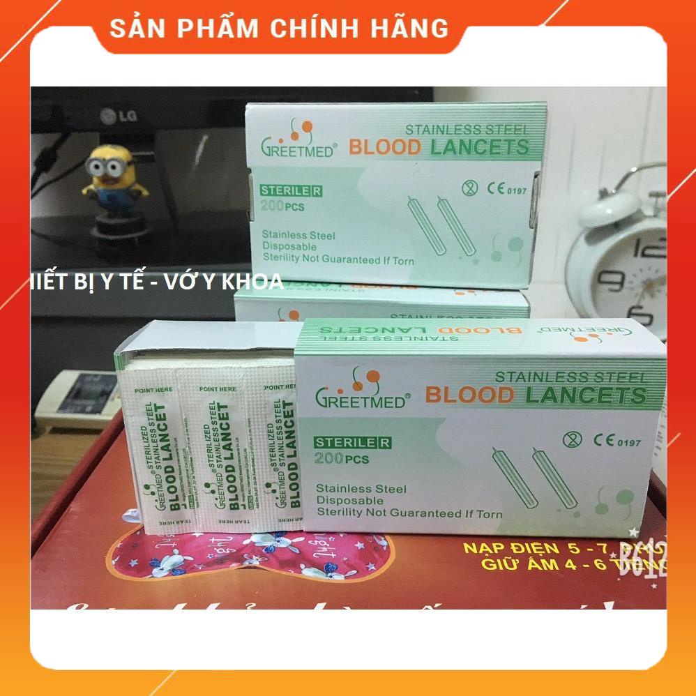 Kim lấy mụn - Kim chích máu Blood Lancet Hộp 200 cây