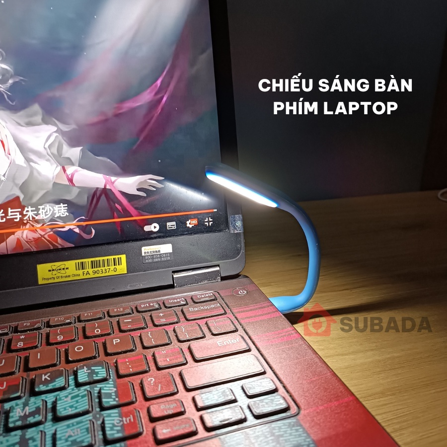 Đèn led mini usb siêu sáng SuBaDa vỏ nhựa dẻo phụ kiện cắm cổng USB sạc dự phòng laptop có thể gập gọn tiện lợi DU03 | BigBuy360 - bigbuy360.vn