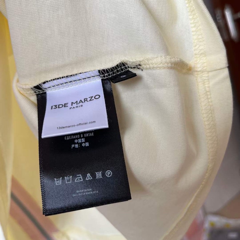 Áo phông 13De Marzo có khoá 2023