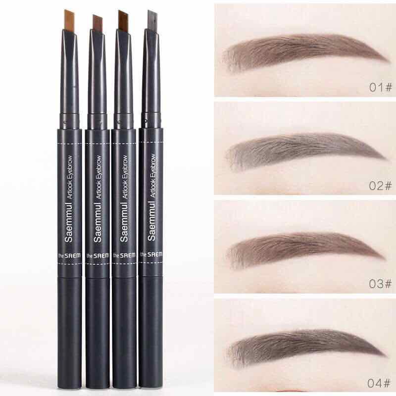 The Saem Chì Kẻ Mày Ngang 2 Đầu Saemmul Artlook Eyebrow 0.2g