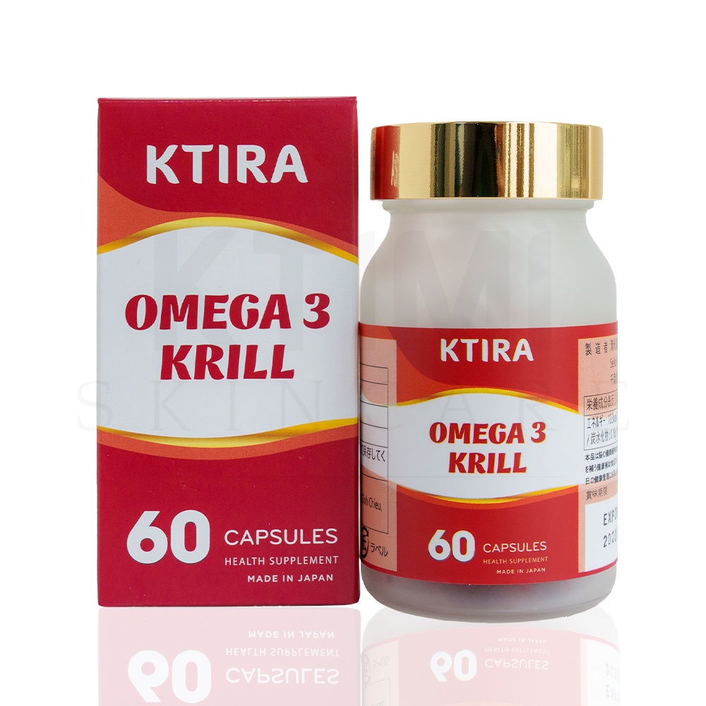 Dầu Nhuyễn Thể KTIRA OMEGA 3 KRILL - Viên Uống Bổ Sung Dinh Dưỡng