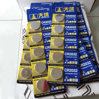 Vỉ 5 viên pin CMOS CR2032 Lithium Battery 3V