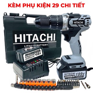 Máy Khoan Cầm Tay HITACHI 199V -  Máy bắt vít 199V - Khoan sắt, Khoan gỗ, Bắt vít