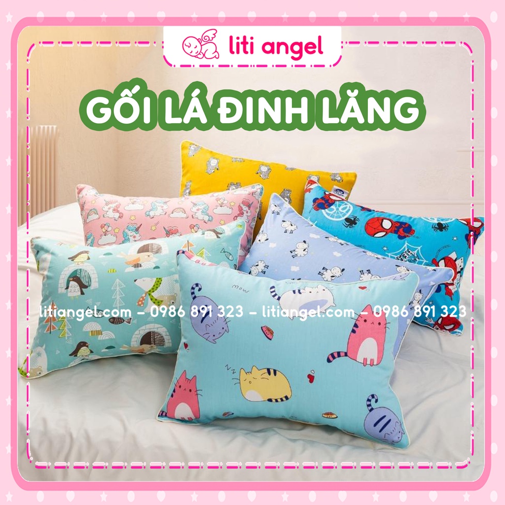 Gối Đinh Lăng Cho Bé Sơ Sinh và Trẻ Em, Nhiều Size, Mềm Mịn, Thơm, Giúp Bé Ngủ Ngon