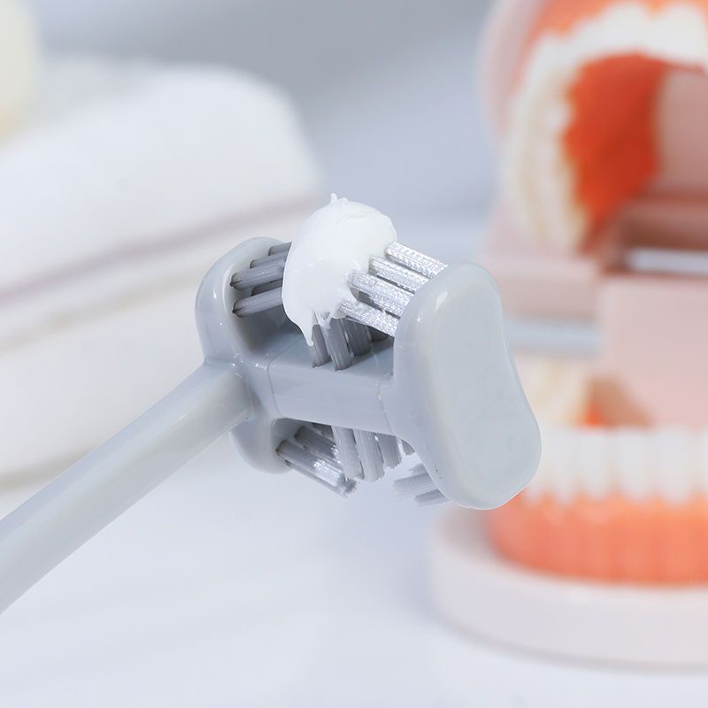 Bàn Chải Đánh Răng Sáu Mặt Hình Chữ U Cao Cấp Cho Người Lớn