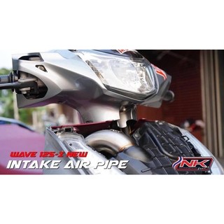 Co pô e wave/future 125, co gió nhỏ, nk racing, ống hút gió inox cho fu led, fu led 125 ,led