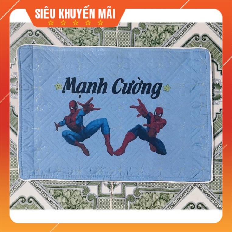 Vỏ gối siêu nhân in tên theo yêu cầu cho bé trai Nhóc Sule